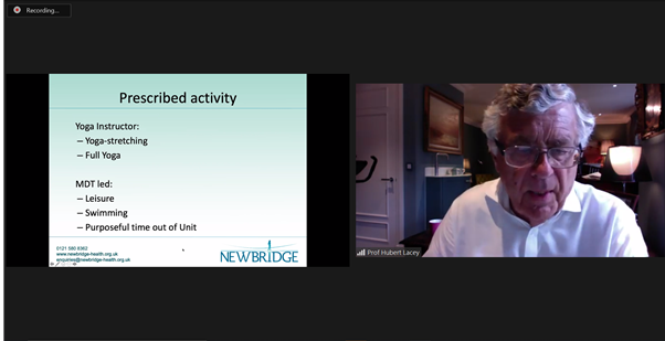rcpsychCCQI's tweet photo. Professor Hubert Lacey at @SchoenClinicNEW discusses nurse-led #ClinicalModels for the inpatient management of severe #EatingDisorders, the use of critique, audit and techniques from the MDT
#QNICAF21 https://t.co/zINpTRmnwG