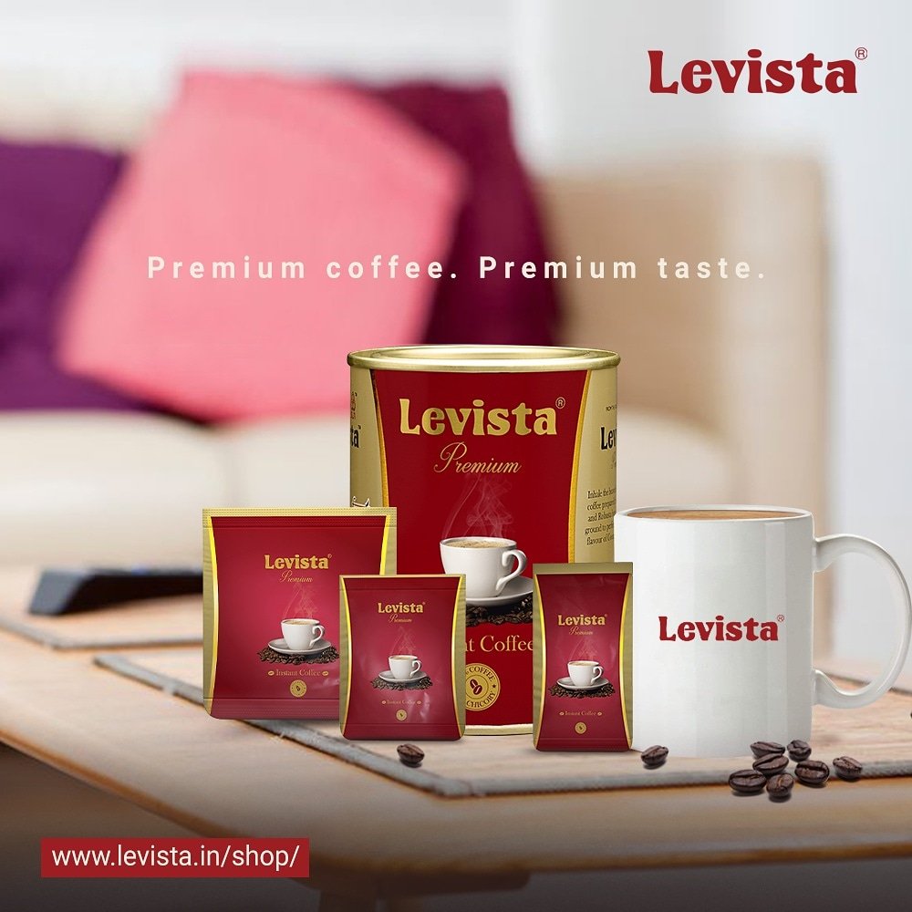 LevistaCoffee's tweet photo. Discover the premium taste of coffee with a classic traditional legacy. Order now at https://t.co/9x3UxvSaX2

#Levista #InstantCoffee  #FilterCoffee
 #Coffee #Coorg #MadeInIndia #VocalforLocal #CroptoCup #CoffeeAddict #Coffeelovers #Coffeegram #FridayFeeling https://t.co/SA8TjkclYE