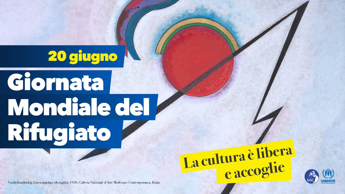 Migranti, il Ministero della Cultura con <a href="/UNHCRItalia/">UNHCR Italia</a> <a href="/UN/">United Nations</a> per la #GiornataMondialeDelRifugiato  Ostracizzati, esuli e rifugiati nel mondo dell’arte, al via “La Cultura è libera e accoglie”. cultura.gov.it/giornatamondia…

#MiC #RefugeeDay #WithRefugees #WorldRefugeeDay #RefugeesWelcome