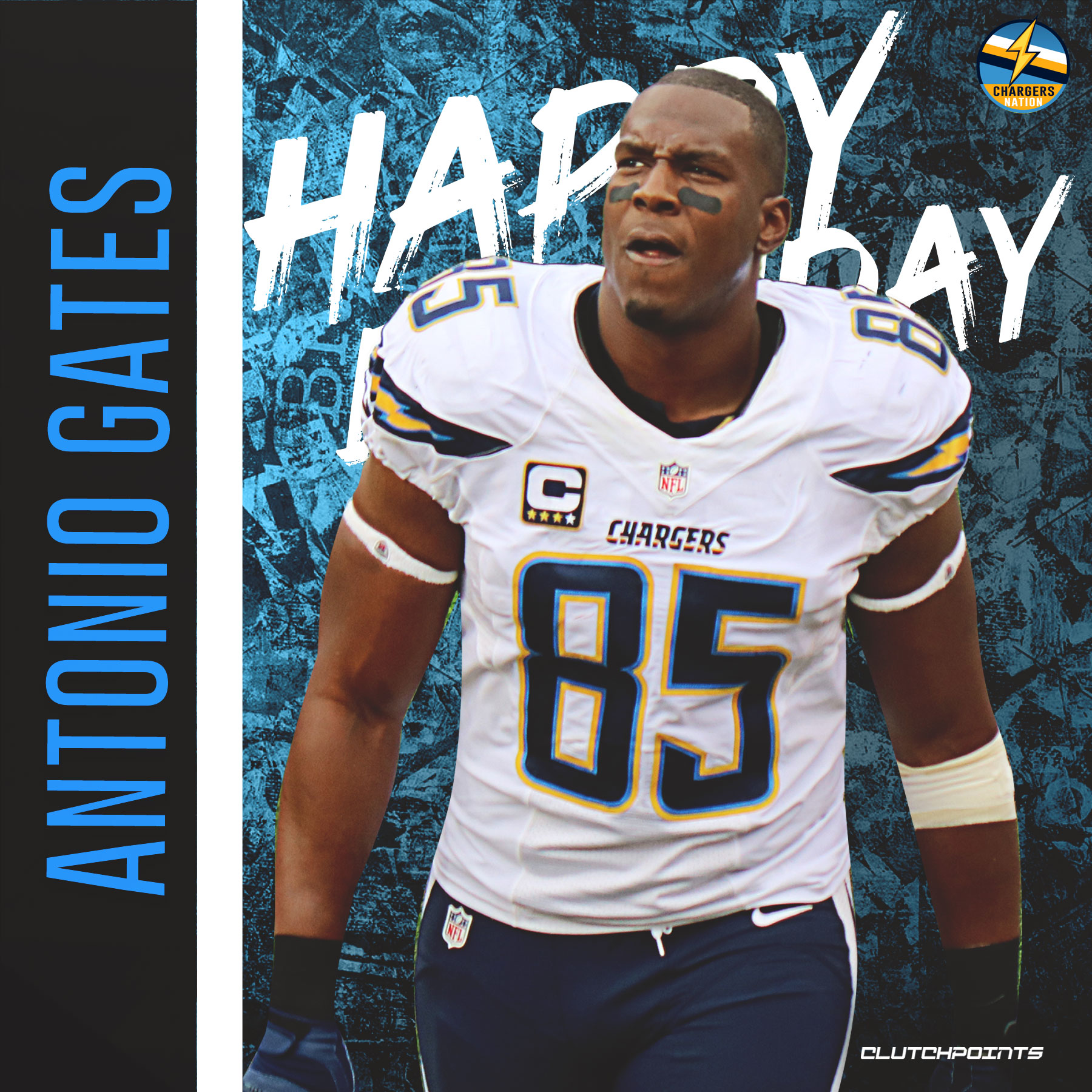 Let\s all wish 8x Pro Bowler and Chargers legend Antonio Gates a happy 41st birthday! 