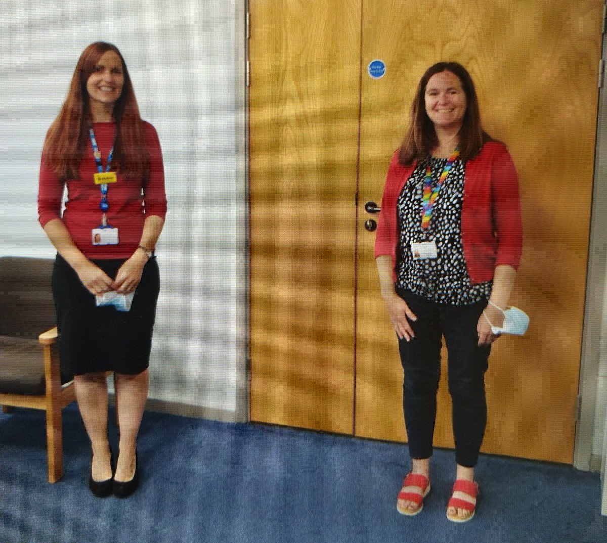 Research is an important part of Health Psychology so alongside our MDT colleagues we're supporting 'Wear Something Red for Research Day' today <a href="/DebbieHealthPsy/">Debbie Williams</a> <a href="/gloshospitals/">Gloucestershire Hospitals NHS Foundation Trust</a> <a href="/Gloshosptherapy/">Gloucestershire Hospitals Therapy Service</a>