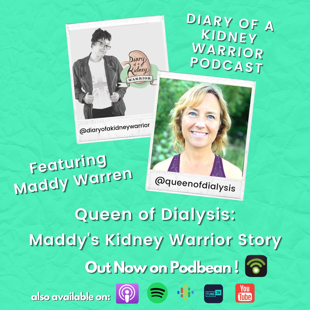 Diary of a Kidney Warrior (@diaryofakidneyw) on Twitter photo <a href="/sat_k_j/">satnam kaur</a> Check out the new ep of #diaryofakidneywarrior #podcast <a href="/queenofdialysis/">Maddy Warren</a> Maddy’s #kidneywarrior story out now on:
canva.com/design/DAEhXmM…
#dialysis #KidneyDisease #Kidney #CKD #kidneyfailure #kidneydiseaseawareness #kidneyhealth <a href="/sat_k_j/">satnam kaur</a> Check out the new ep of #diaryofakidneywarrior #podcast <a href="/queenofdialysis/">Maddy Warren</a> Maddy’s #kidneywarrior story out now on:
canva.com/design/DAEhXmM…
#dialysis #KidneyDisease #Kidney #CKD #kidneyfailure #kidneydiseaseawareness #kidneyhealth