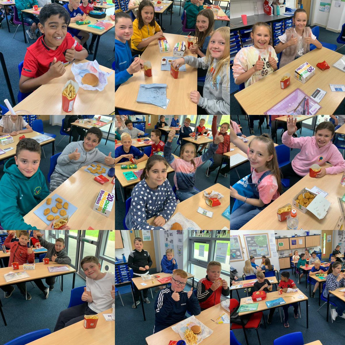 WCPSc2021's tweet photo. Not only have we completed SATS week, we’ve smashed it!!! ⭐️ Y6 are celebrating with a McDs lunch today! #welldoneY6 #SATscompleted @McDonaldsUK https://t.co/D3JWMGHhtM