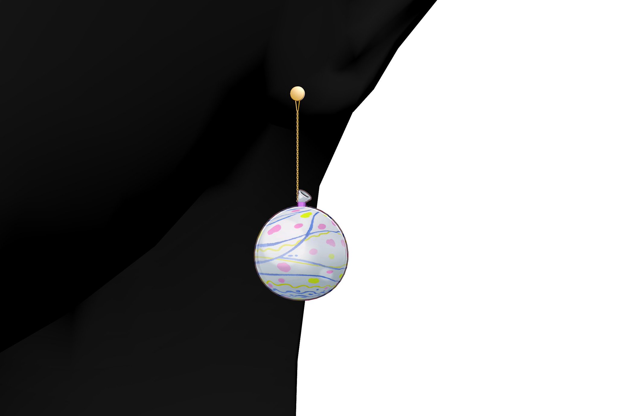 ぬぁろ イラスト 3d制作 V Twitter ワンコインマーケット予定アクセ 浴衣とかに合いそうだなと水風船のピアス制作中 何色か色変えも作っています