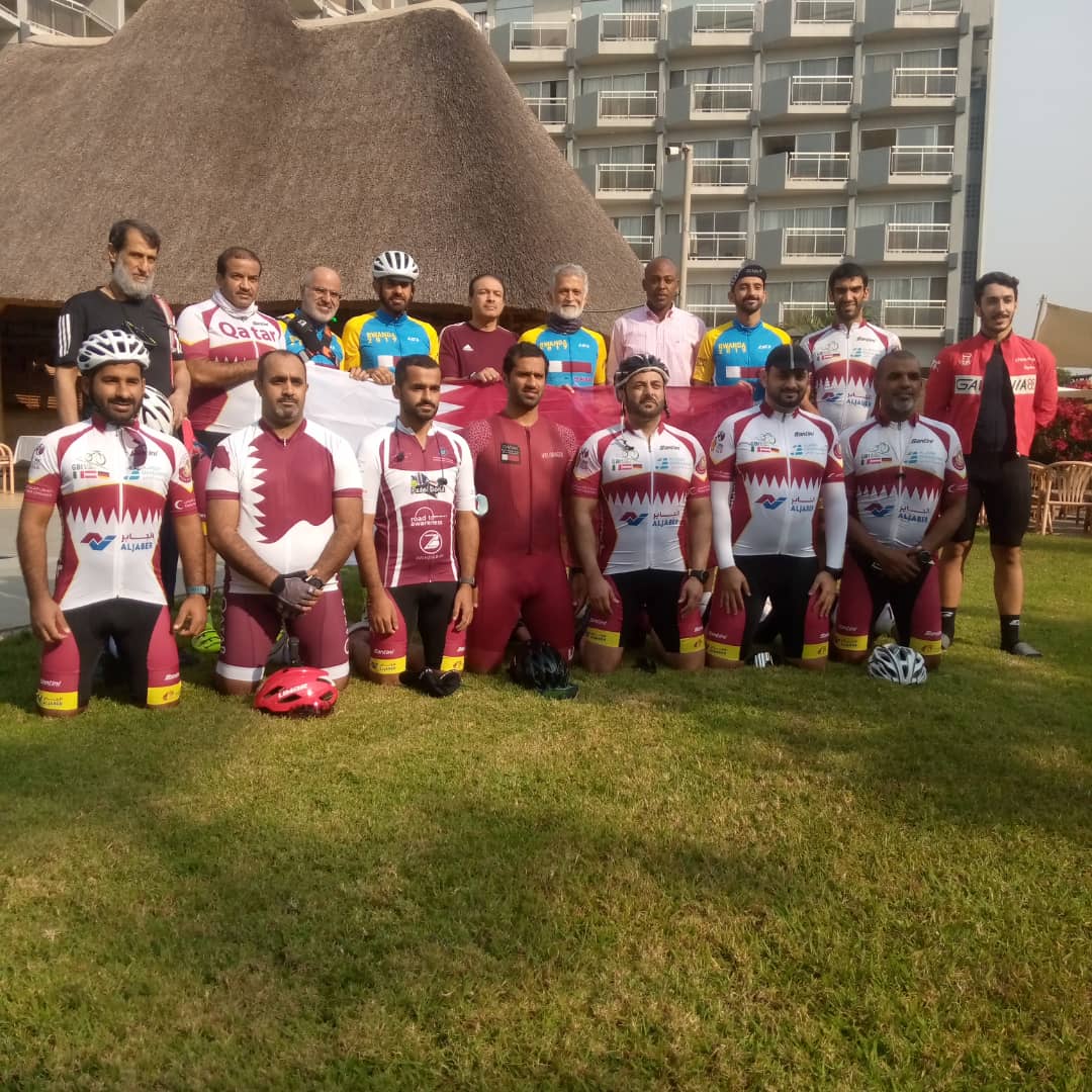 cyclingrwanda's tweet photo. Qatar Cyclists come from different sectors ranging from businessman to government personnel.

During their stay in #Rwanda they will exercise mountain bike (Musanze )&amp; road biking from Kigali to Nyagatare, Rubavu and Karongi to explore the beauty of the country of 1000 hills. https://t.co/CabCEzH4NH