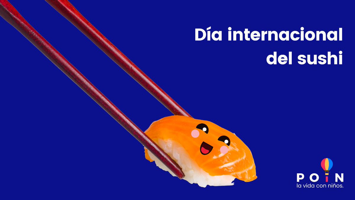 POiNplaces's tweet photo. 🥳 ¡Feliz #Diadelsushi ! 

🍣 La comida japonesa es una experiencia ideal para compartir en familia porque está llena de sabor y encima es divertida.

🏯 Reserva los mejores sitios para celebrarlo con niños directamente aquí 👉 https://t.co/H5z1xDRuROños

¡Kanpai! ❤️💛💙 https://t.co/NBlLhagKoc