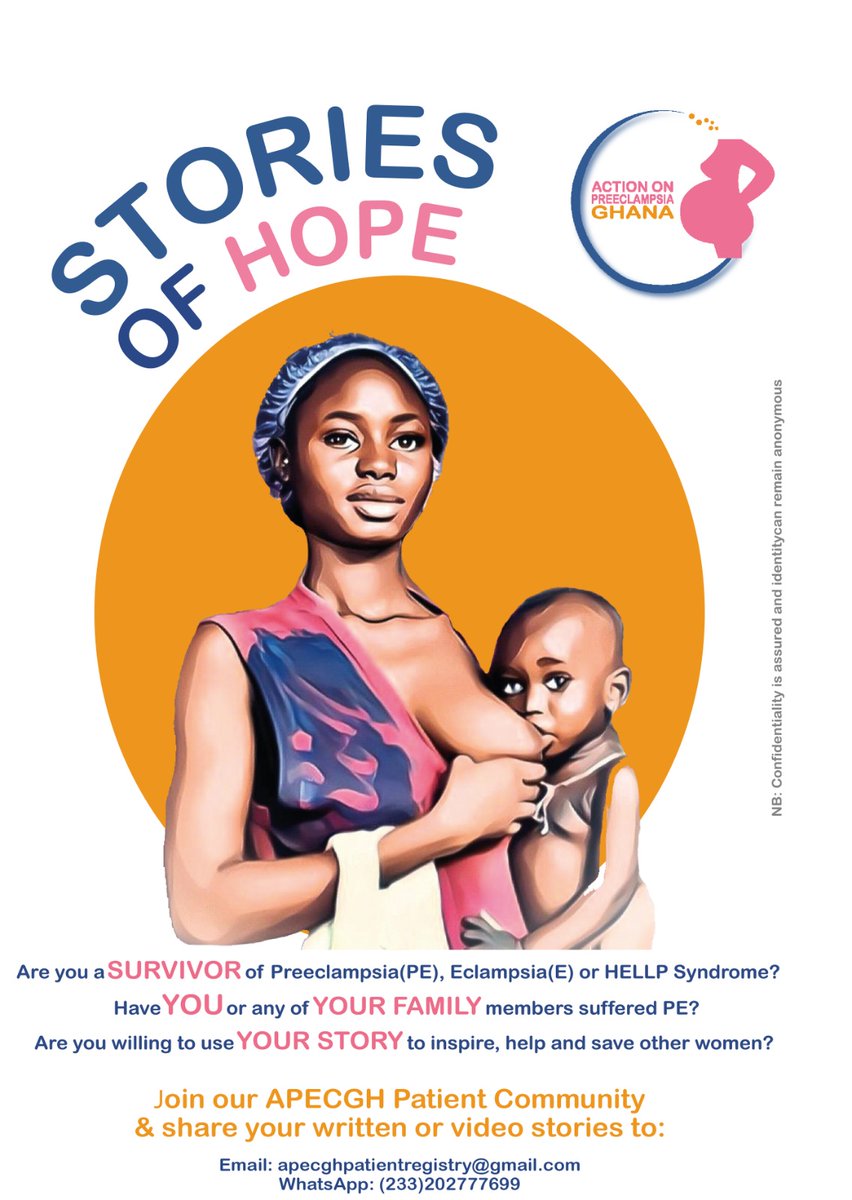 apec_gh's tweet photo. #SurvivorFriday : Today we are sharing Madam J.K's story from Central Region.
If you are survivor of preeclampsia, eclampsia, HELLP Syndrome, share tour story @ apecghpatientregistry@gmail.com / (233)202777699
#storiesofhope #preeclampsia #preeclampsiaawareness #apecgh https://t.co/35CpqvfVlS