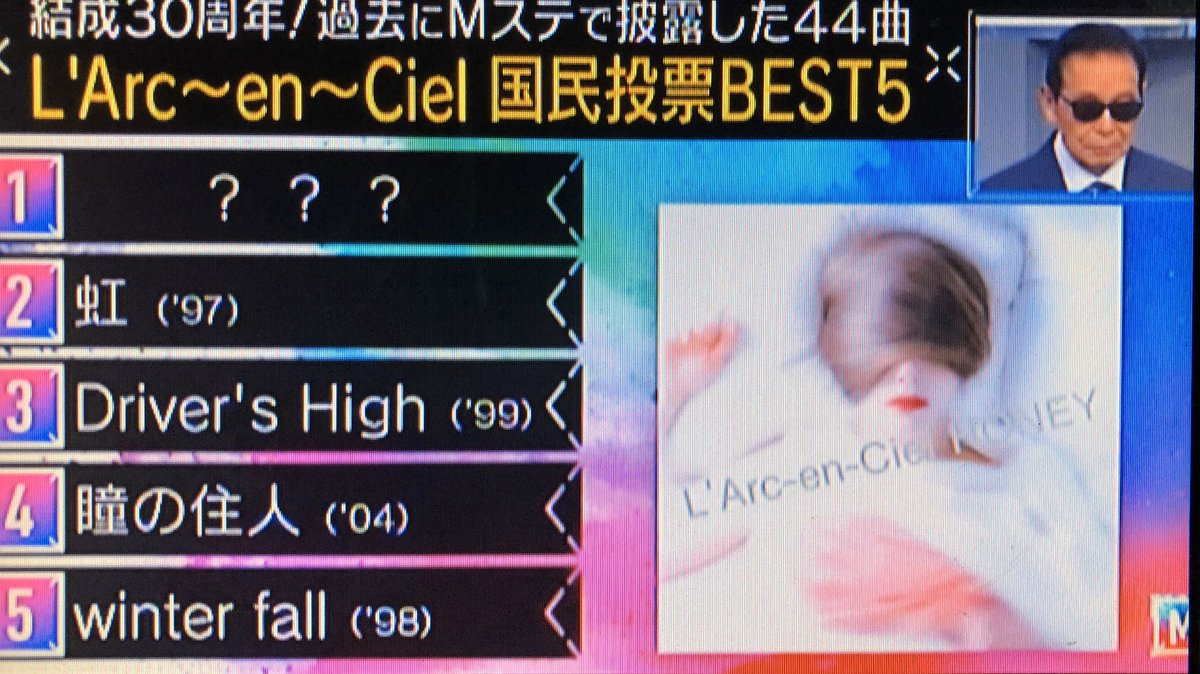 ラルク 久しぶりのmステと 国民投票best5 V系まとめ速報 ラルク 久しぶりのmステと 国民投票best5 V系まとめ速報
