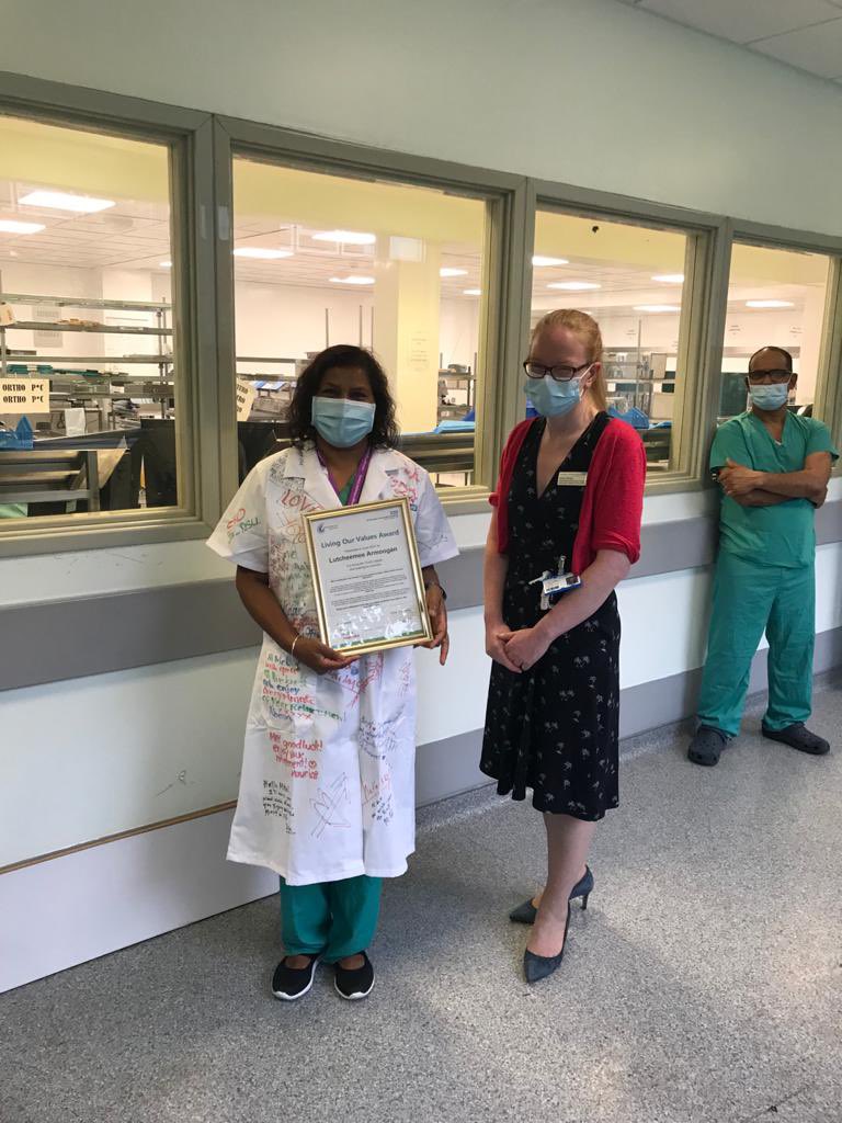 Congratulations and thank you to Melanie who retired from our Sterile Services Department after 36 years service!