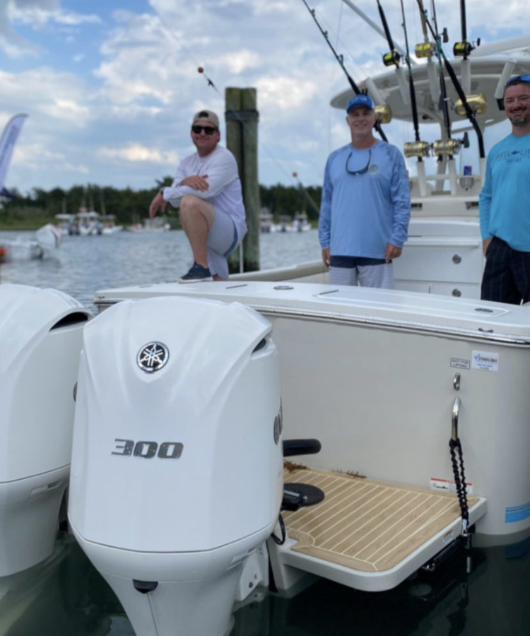 StarlingMarine's tweet photo. A little recap from Day 4 of the #bigrocktournament 
Jr. Angler Owen Starling landed a 6.5 pound dolphin aboard the #contender44 and we spotted some friends on their new Regulator at Big Rock Landing

#contenderboats #regulatormarine #yamahaoutboards #starlingmarine #crystalcoast https://t.co/pAwVBOyO1C