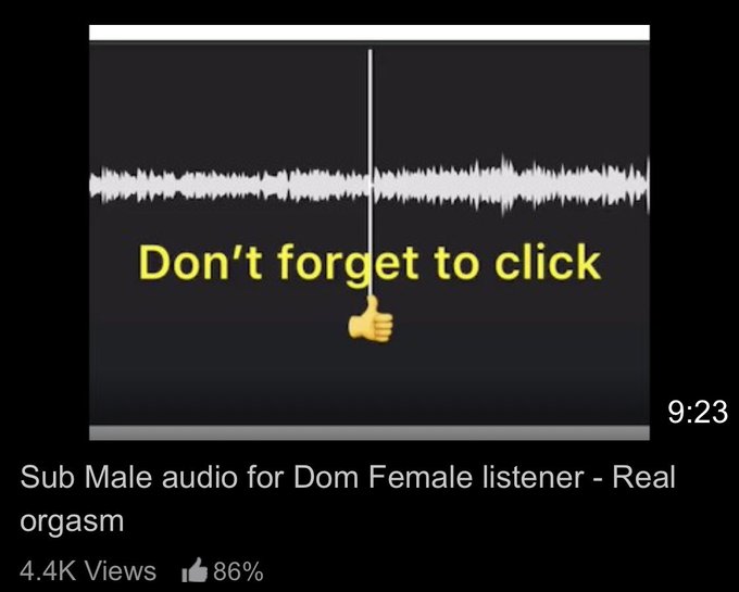 ✨Check out my audio for all you DOMMES   Over 4,000 views already   Link below! https://t.co/fGRaDnm