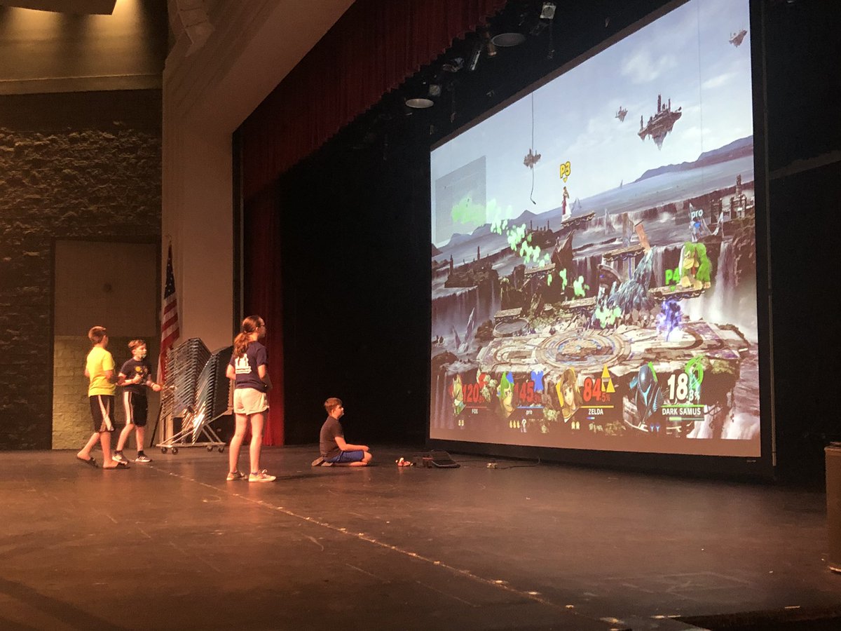 My favorite activity day of Summer Orchestra Camp, video game day.