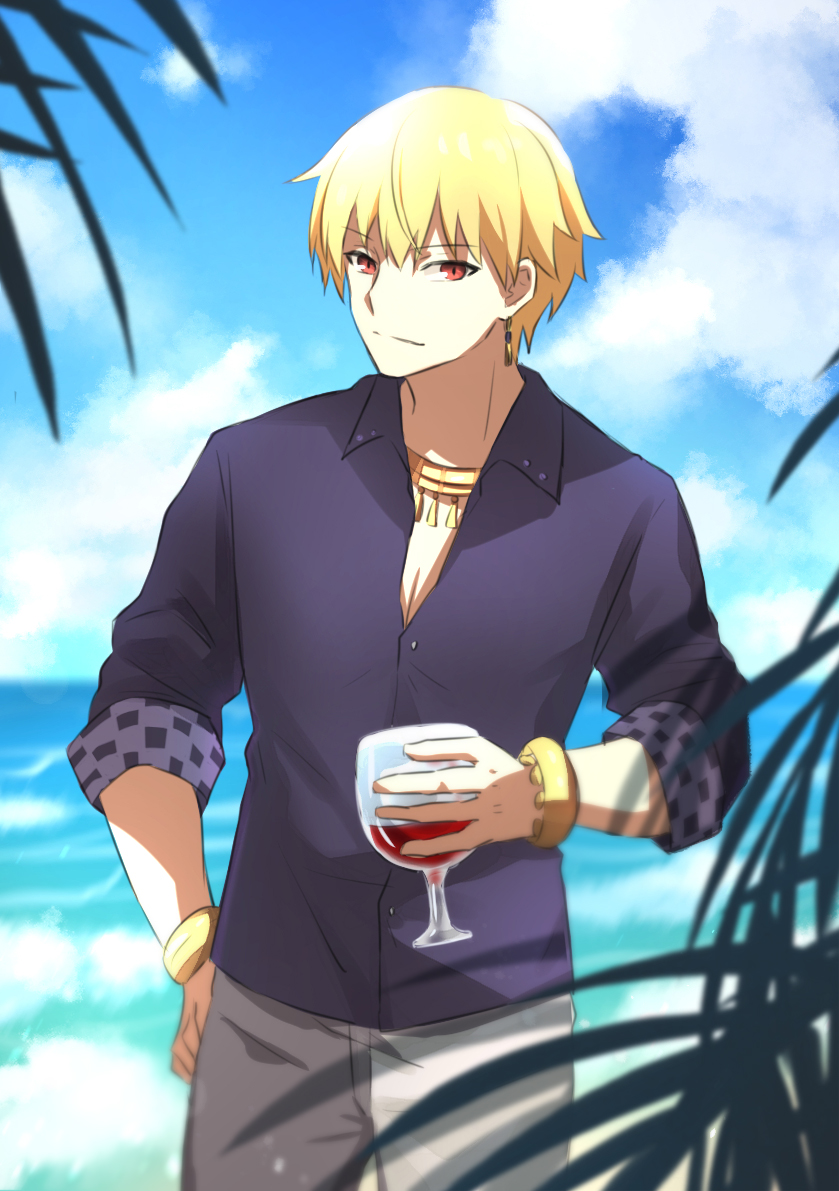 お題 ：海
#金ピカナイト　#ギルギルチャンネル