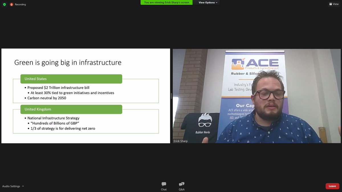 ACELaboratories's tweet photo. Our very own @Erick_Sharp speaking at the #RIEG #RubberEngineering Elastomers in Infrastructure! 👏
@iom3 @riegiom3 #RubberIndustry https://t.co/dsh1L9CKcE