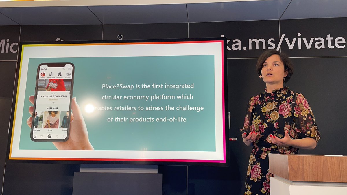 Estefania Larranaga (@e_larranaga) on Twitter photo “How technology can transform brands business models” by <a href="/lucie_soulard/">Lucie Soulard</a> <a href="/Place2Swap/">Place2Swap</a> in #ViVAtech2021 Thanks <a href="/microsoftfrance/">Microsoft France</a> for the opportunity 🙏🙏🙏 “How technology can transform brands business models” by <a href="/lucie_soulard/">Lucie Soulard</a> <a href="/Place2Swap/">Place2Swap</a> in #ViVAtech2021 Thanks <a href="/microsoftfrance/">Microsoft France</a> for the opportunity 🙏🙏🙏