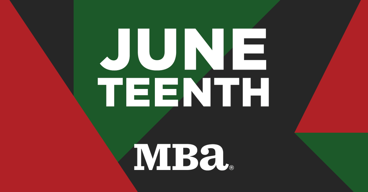 MBAMortgage's tweet photo. Today the MBA offices are closed as we observe #Juneteenth — a day for unity, celebration, and service. #MBADEI https://t.co/tz3qZEe2Hh