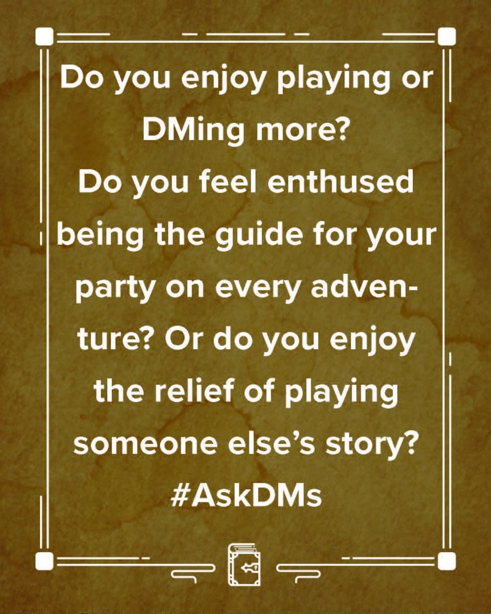 WizDiceOfficial's tweet photo. It's #FridayFun which means we got another #AskDMs question! π§ββοΈ
Let us know what you prefer in the comments below!
#ttrpg #wizdice #gaming #dnd #pathfinder #boardgames #dnd5eΒ #d20 #dice #dungeonsanddragons #gamermemes #gamers #rpggamers #rpggames https://t.co/tNvA05zc4w