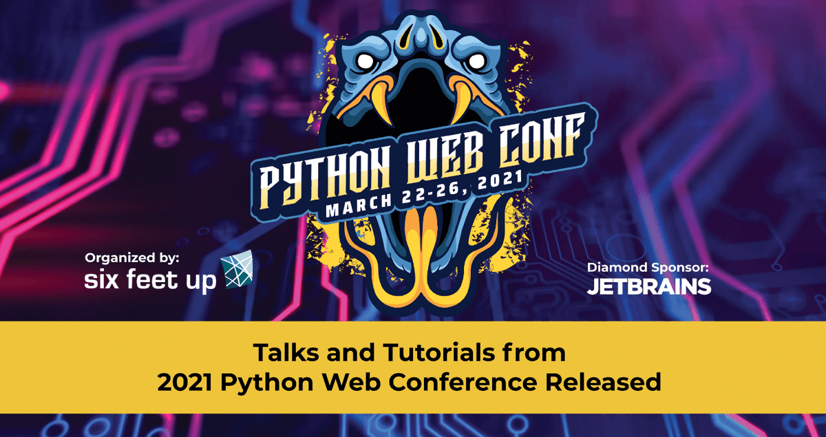 pythonwebconf's tweet image. 🚨It's here! The moment you've been waiting for! All talks from #PWC2021 are now available to the public on YouTube. 😱Check them out & share your favorites with us! 👉loom.ly/H-cIRh0
#Python #Plone #Django #AWS #Serverless #Accessibility #Async