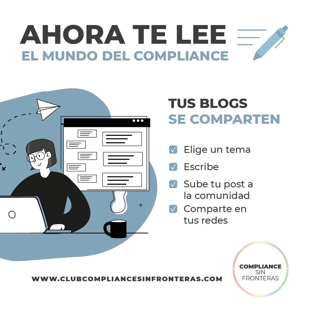 ¡Accede a la Sección de Blogs!
clubcompliancesinfronteras.com/indice-blog/

¿Todavía no eres parte de CFS?
 clubcompliancesinfronteras.com

#compliancesinfronteras #comunidadcompliance #comunidaddigital #unlibrodiferente
#compliance #anticorrupción #ciberseguridad  #complianceofficer #culturadecompliance