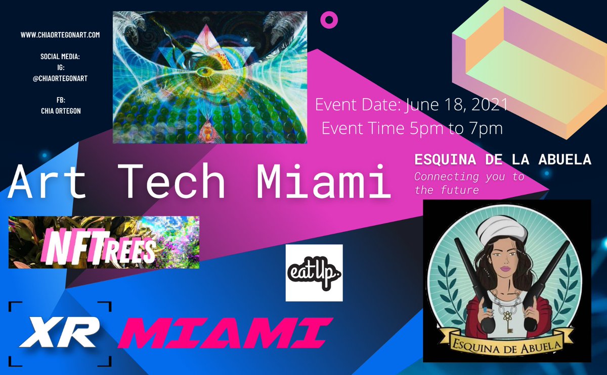 ArtTechMiami1's tweet image. We areproud to announce the latest Art Tech Miami activation co-hosted Virtually and Physically  
 Northwest 22nd Avenue, Miami, FL
And in  Metaverse City XR Miami 
Learn all about Crypto Wallet onboarding 
#NFT #Metaverse @xrlabsmia @virspacesGlobal #pride #NFTS #XRMIA