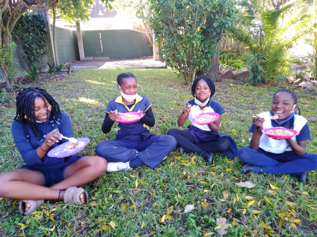 Rumbling tummies are filled with the hearty meals made daily, with love by our Lunch Club Chef Zizi! 🥘😁❤️

#IgnitingTheSpirit
#MusicIsHealing
#madewithlove