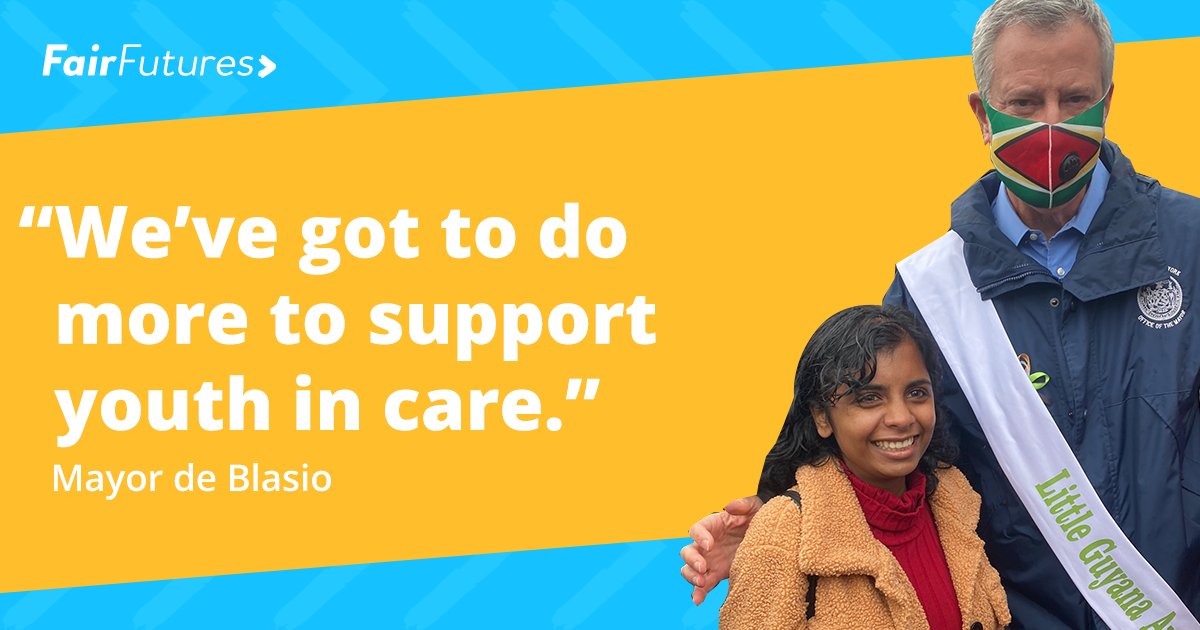 FYSA_NYS's tweet photo. Despite his promises, @NYCMayor is poised to cut @FairFuturesNY, an essential mentorship program for youth in care. Send him (and @NYCCouncil) a letter or tweet urging them to baseline $20M in the City budget for Fair Futures at https://t.co/Pi60Ucc5gh https://t.co/fPGQMpgIwp