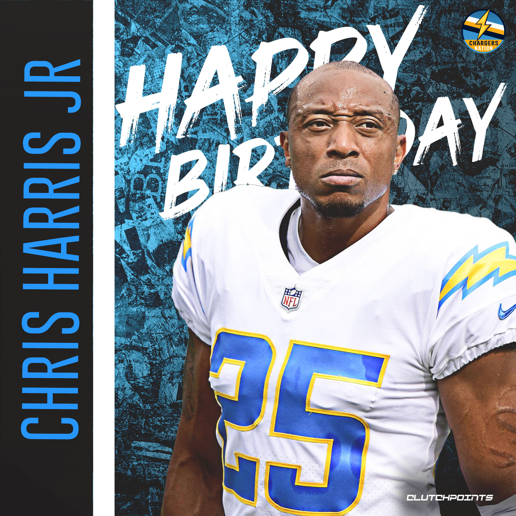 Join Chargers Nation in greeting Chris Harris Jr. a happy 32nd birthday! 