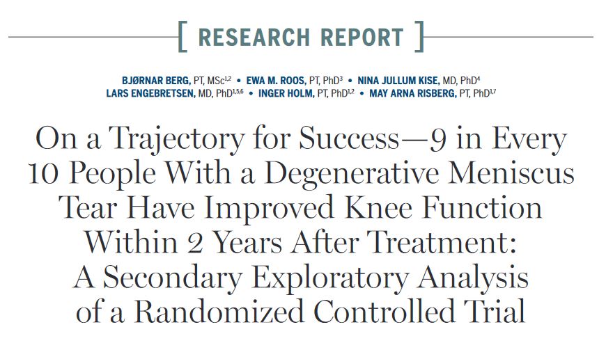 JOSPT's tweet image. ICYMI - we recently highlighted this study on the trajectory of knee function post meniscus injury

But it's also part of our #ReadForCredit program 👍

That means it's OPEN access, AND you can get #EducationCredits - #WinWin

Link -&amp;gt; ow.ly/GBL150Fd60J

#yourJOSPT