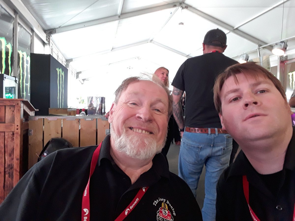 AndrewGoulder's tweet image. Me and the old man #TT2019 cannot wait to get back