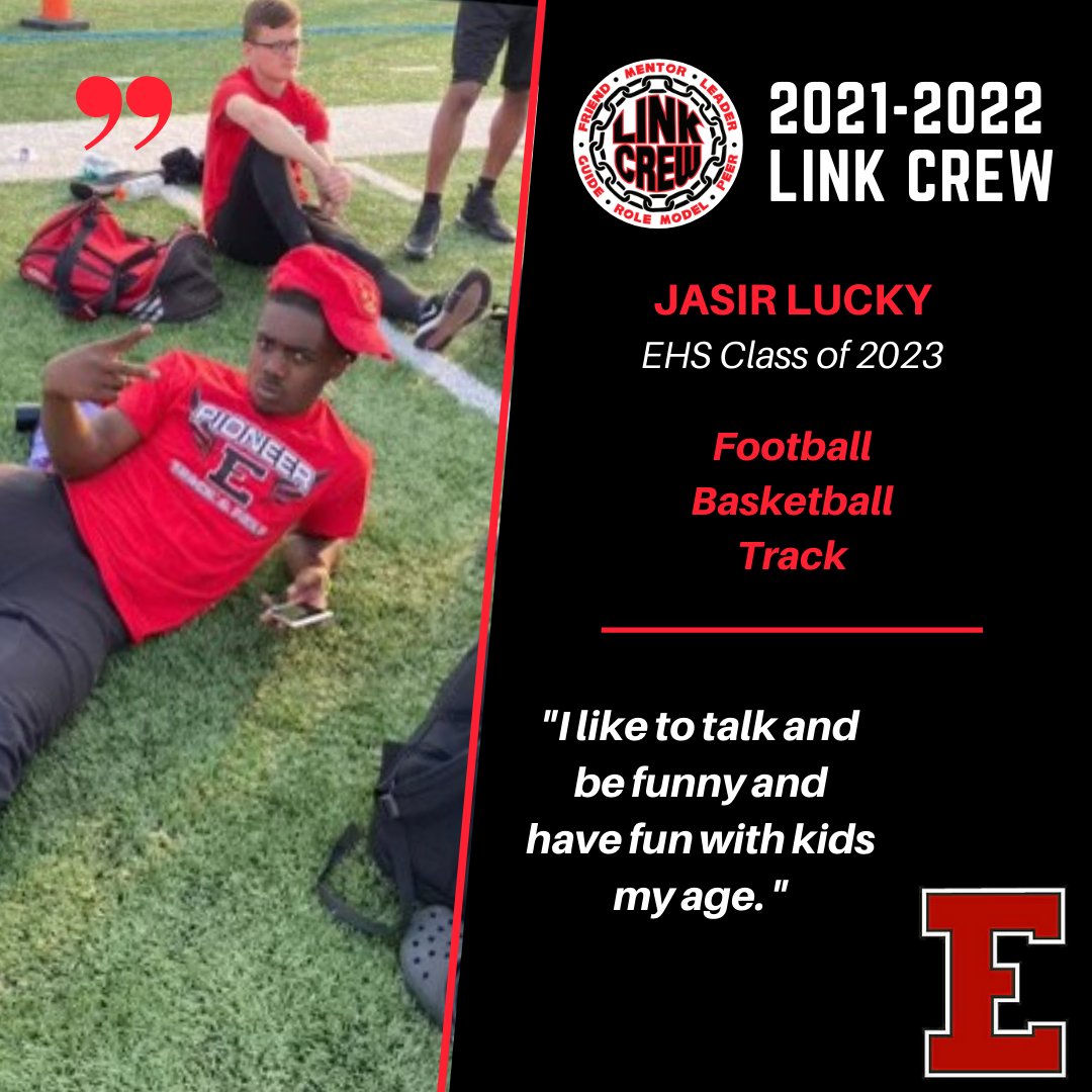 ElyriaLinkCrew's tweet image. Today we would like to introduce and celebrate 2021-2022 Link Leaders Jasir Lucky and Scott Latecki! Welcome back Scott and welcome to the crew, Jasir! We can&apos;t wait to meet the EHS Class of 2025!