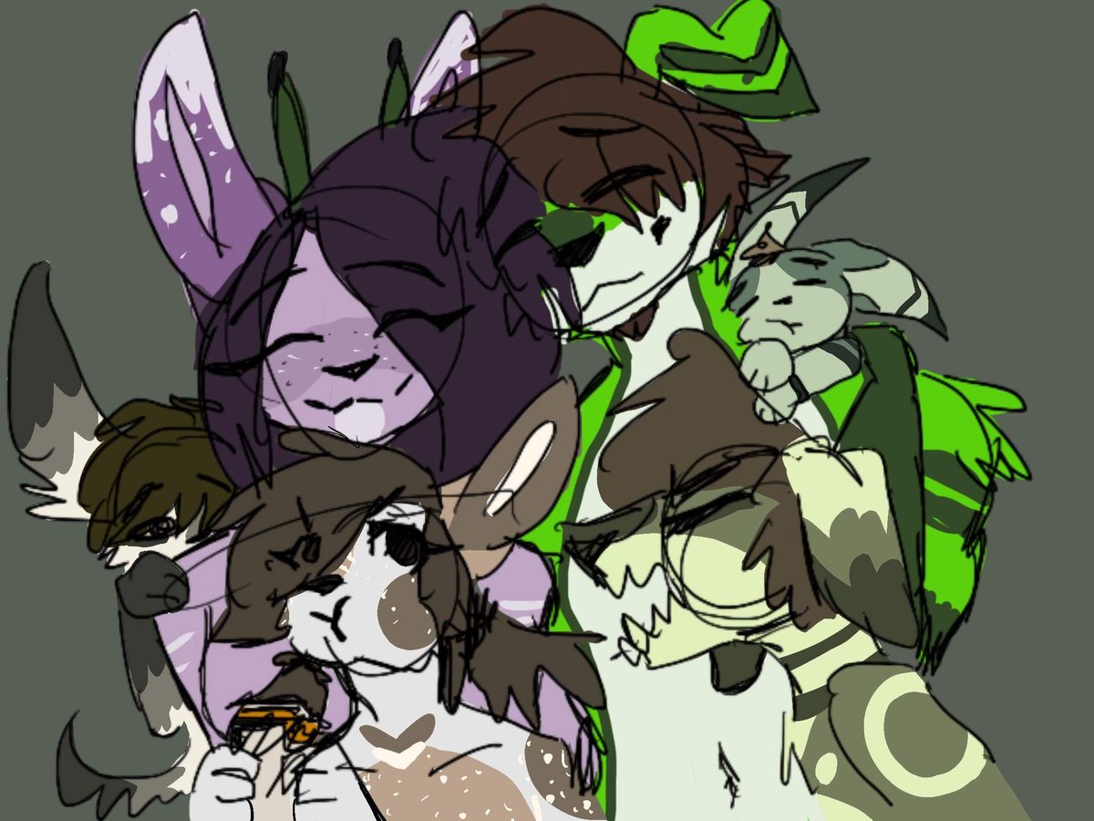 HeadpatForRamen's tweet photo. Also wholesome art of the runt x mutt pups https://t.co/hh6wYZGXFE