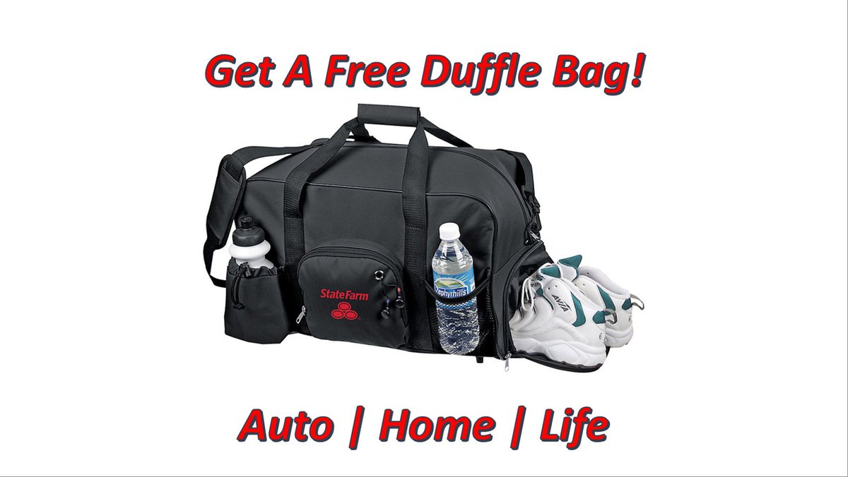 robedwardssrsf's tweet image. Start your quote here: st8.fm/3wCp6ck 

Get a quote and you can receive a free duffle bag - on us! 

Combining  your auto and home policies with us could save you money while offering you the protection you need.