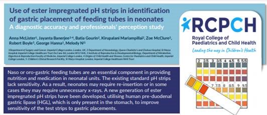 We attended the RCPCH Conference Online 2021. Check out the e-poster: 1306 at the National RCPCH Paediatric Conference to find out more about the recent study we were involved in with @JayBane88246536 and his talented team! 
<a href="/RCPCHtweets/">RCPCH</a> <a href="/SmartBandages/">Anna McLister</a>  #neonates #RCPCH2021