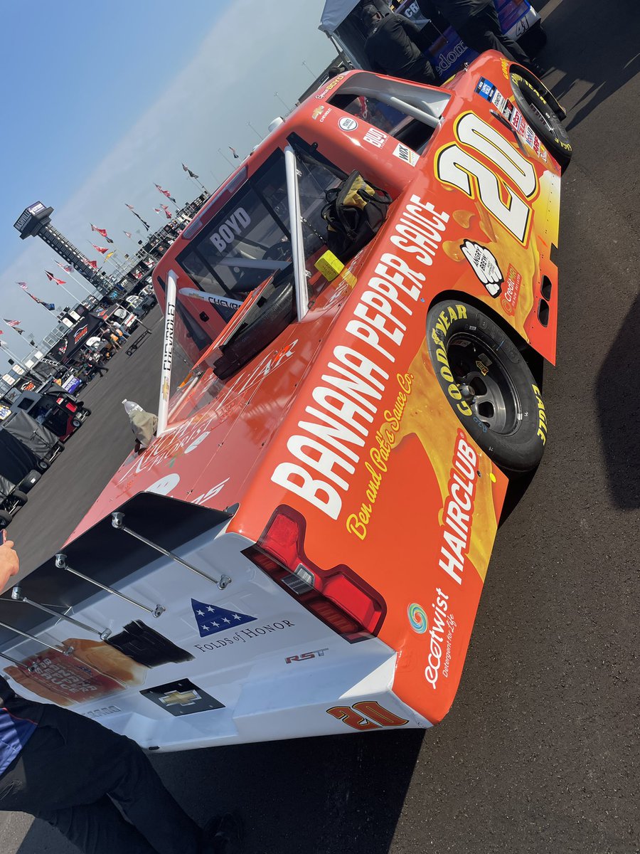 Made it to tech at <a href="/NashvilleSuperS/">Nashville Superspeedway</a> 
- <a href="/OriginalBPS/">Banana Pepper Sauce</a> -