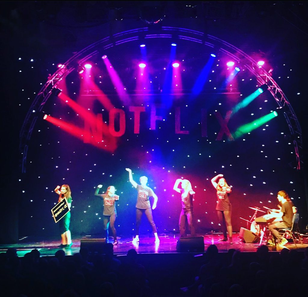 HAPPY PRIDE MONTH FROM THE #NOTFLIX SQUAD 🌈

We can’t wait to dance the night away with you all at this year <a href="/UnderbellyFest/">UnderbellyFestival</a> 8th July 19:30 

Book now! 

underbellyfestival.com/whats-on/notfl…