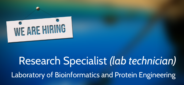 IIMCB_Poland's tweet photo. Laboratory of Bioinformatics and Protein Engineering, headed by Prof. @jmbujnicki, offers a position for a #Research #Specialist Position #lab #technician for biochemistry of RNA and proteins complexes
📍 https://t.co/9RduFo6AD5
📆July 9, 2021
#JobOffer #IIMCB #job #bujnickilab https://t.co/4OPPpRGAkQ