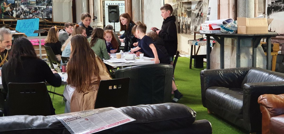 StJoesBelfast's tweet photo. #qubarch streetspace workshops ongoing in St Joe's #Sailortown https://t.co/hYW5ApvNkm