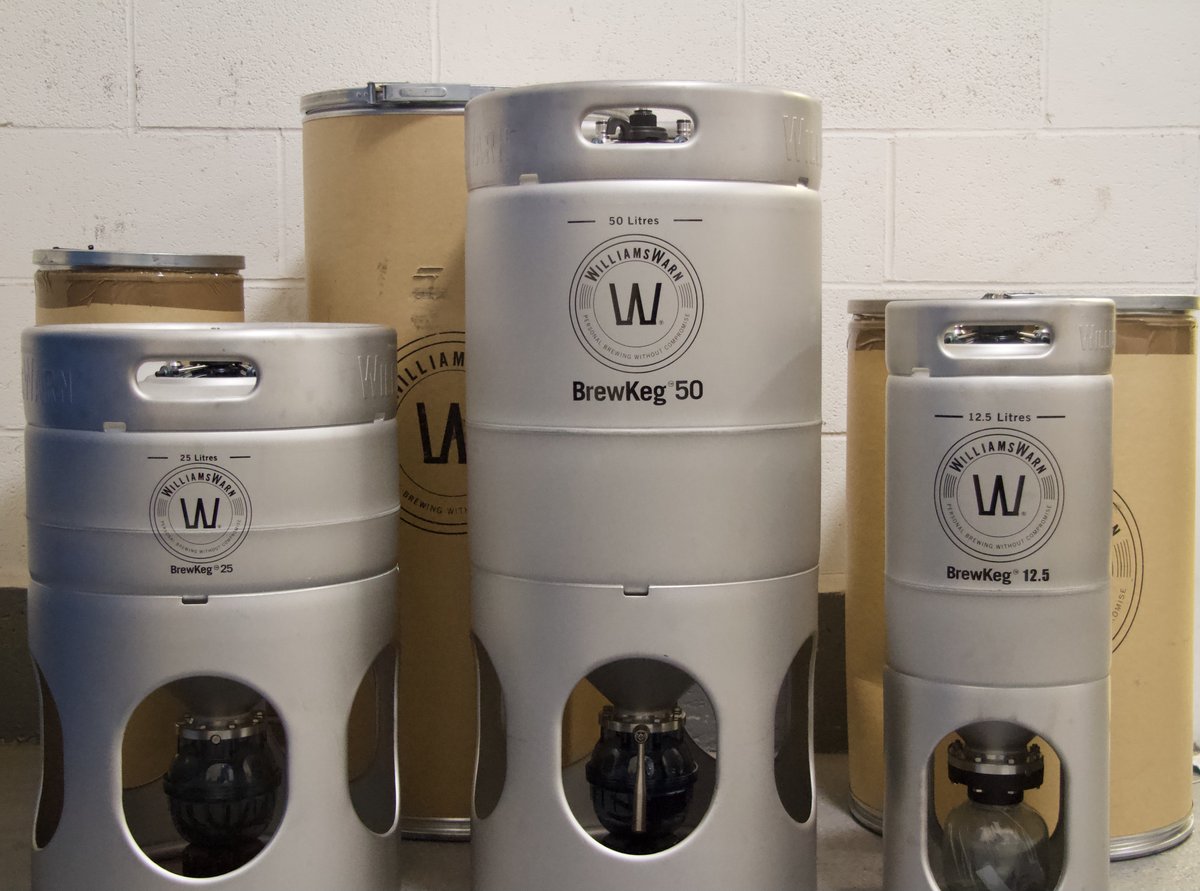 Thanks to @williamswarnuk Mike for personally delivering our order of BrewKegs, bottle fillers and accessories today. As they might say in NZ we're stoked. Had a lot of early interest in these beauties. #ukhomebrew #ukhomebrewers #ukhomebrewing #ukhomebrewshops⠀
#ukhomebrewer