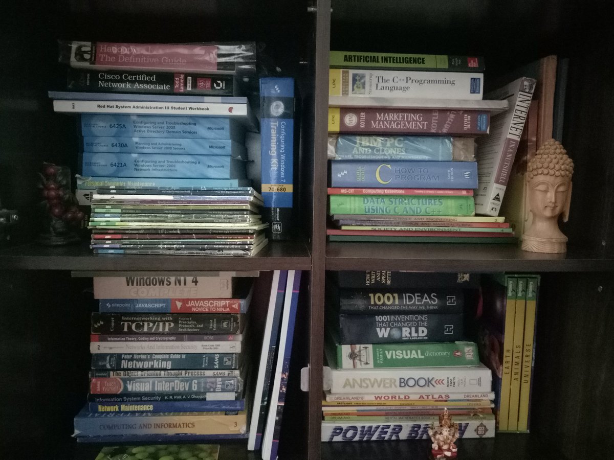 Cleaned the bookshelf today. The asset I have and that is priceless to me. 

#loveforbooks