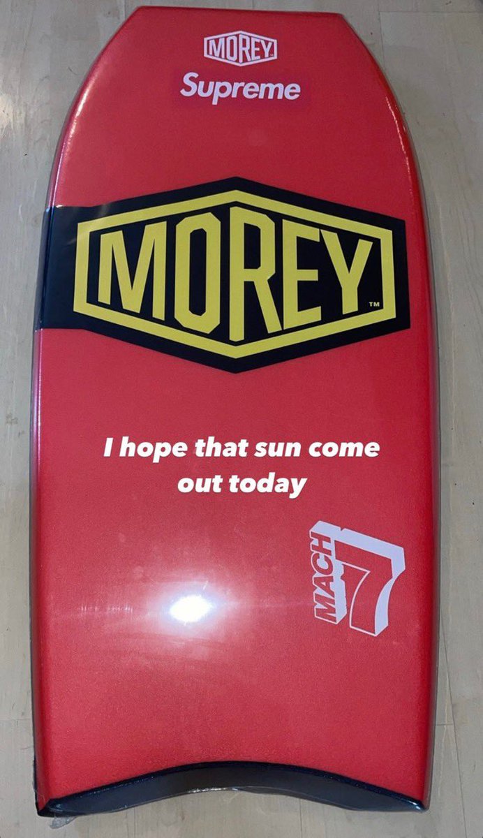 最安値】Supreme®/Morey® Mach 7 Bodyboard