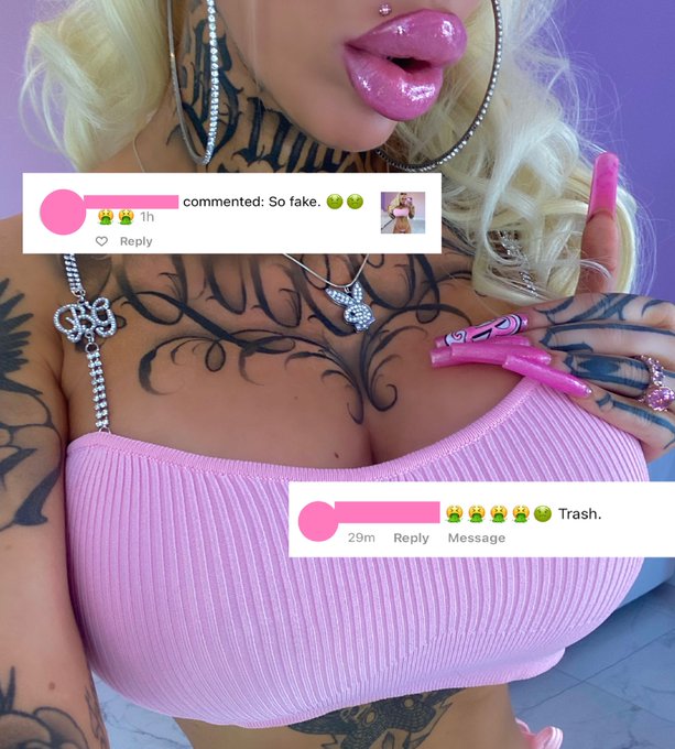 I love compliments like these ? your biggest insults are my biggest compliments - fake, plastic, trash