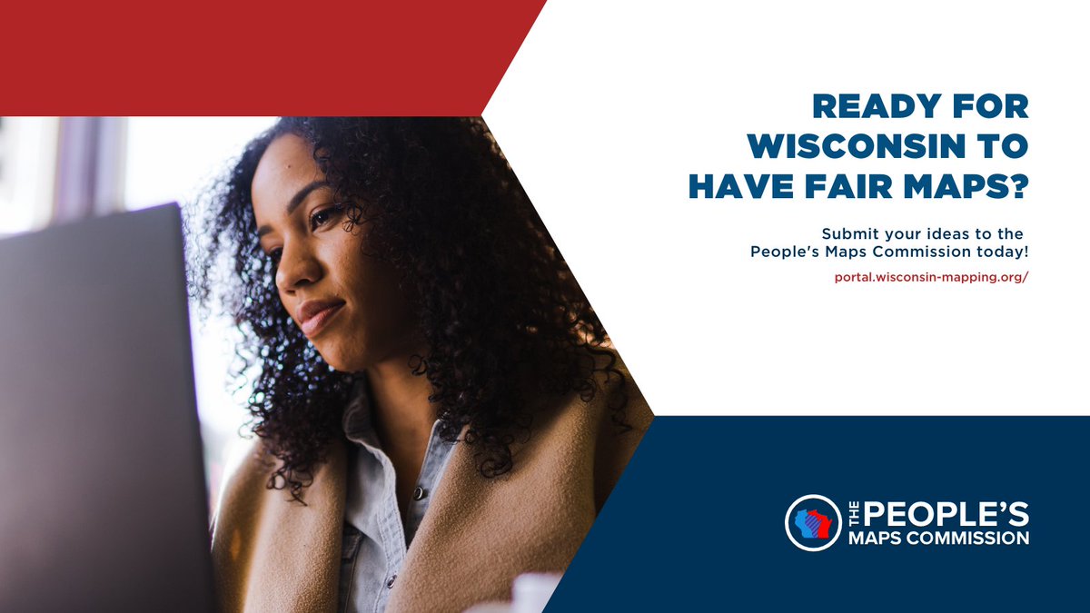 Wisconsin -- are you ready for fair maps? Send your plan through the portal now: portal.wisconsin-mapping.org