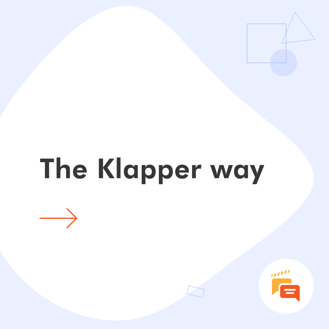 klapper_io's tweet photo. Our way, our way or a highway!

Let's see what Klapper has to offer and remember Better. Faster. Klapper. 

#SaaS #customersupport #videosupport #klapper https://t.co/1sBvpvyKM7