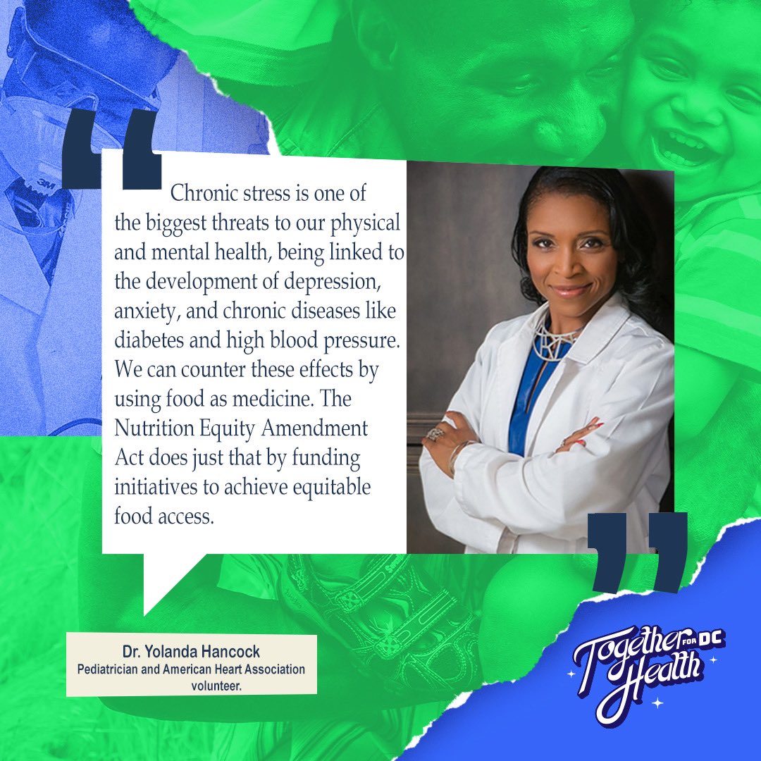 4dcHealth's tweet photo. Don’t miss our #healthexpert @AskDrYola at 7 am tomorrow with @GuyLambertNews! They’ll discuss the #importance of #nutritionequity within our communities! 

#4dchealth #wpgc #guylambert #dmmh #togetherfordchealth #nutritionequitynow https://t.co/B5rF4uZSYW
