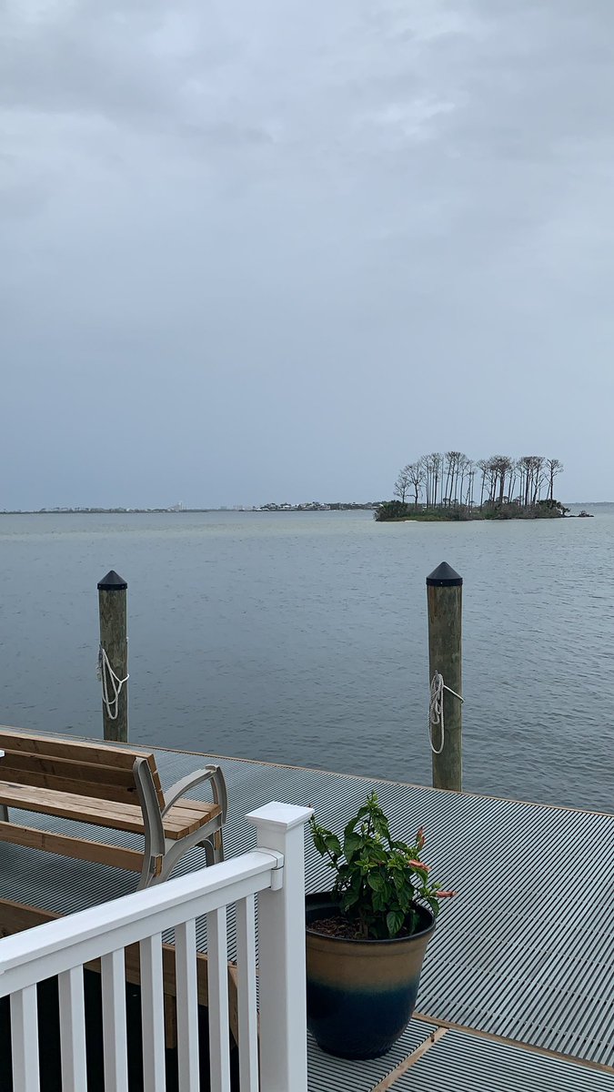 sunsetgrillesun's tweet photo. We will be closed today and tomorrow due to the storm. Hope everyone stays safe and see y’all on Sunday! @WeatherBug @weatherchannel @WEARAllenStrum @catcountry987 @VisitPerdidoKey https://t.co/ElKqE0SSE4