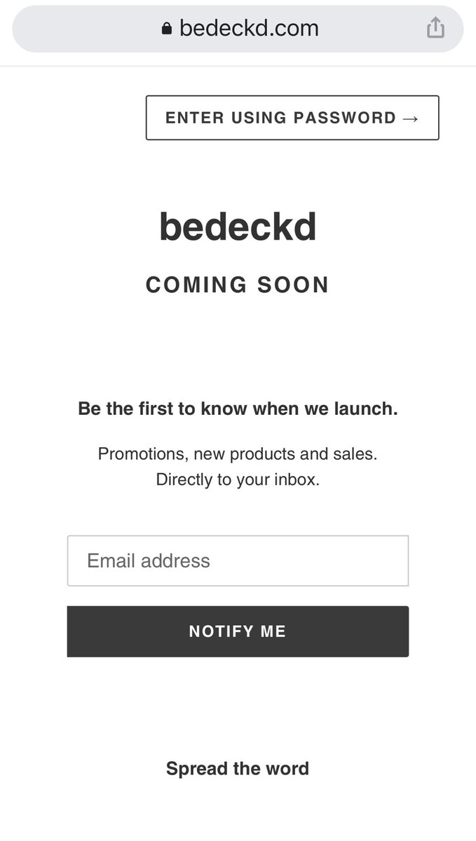 Be the first to know when we launch bedeckd.com! #love #beautiful