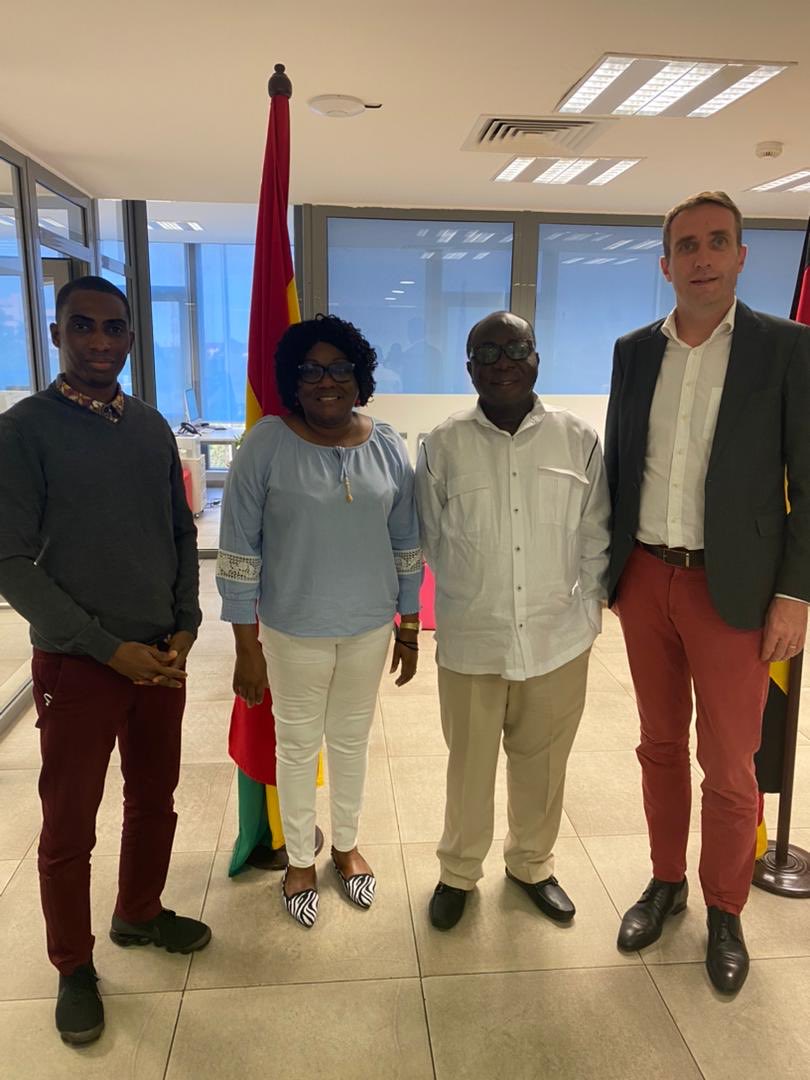 BlayGina's tweet photo. We met with Head of Delegation of German Industry and Commerce in Ghana. Their goal is to find your next business partner or client in 🇩🇪🇬🇭AHK https://t.co/QAJfuYYjqh