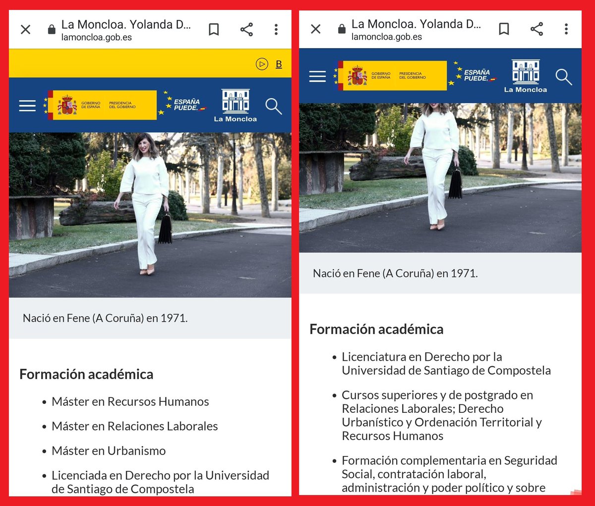 ChariGalvez's tweet photo. El extraño caso de los másteres desapareciditos 🧐 https://t.co/P2E6jzhyy9