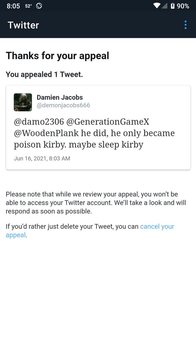 DaemonJacobs's tweet image. "kirby gains abilities when he swallows stuff", ooooh, what a harsh thing to saaay. they're just mad that i made a good point