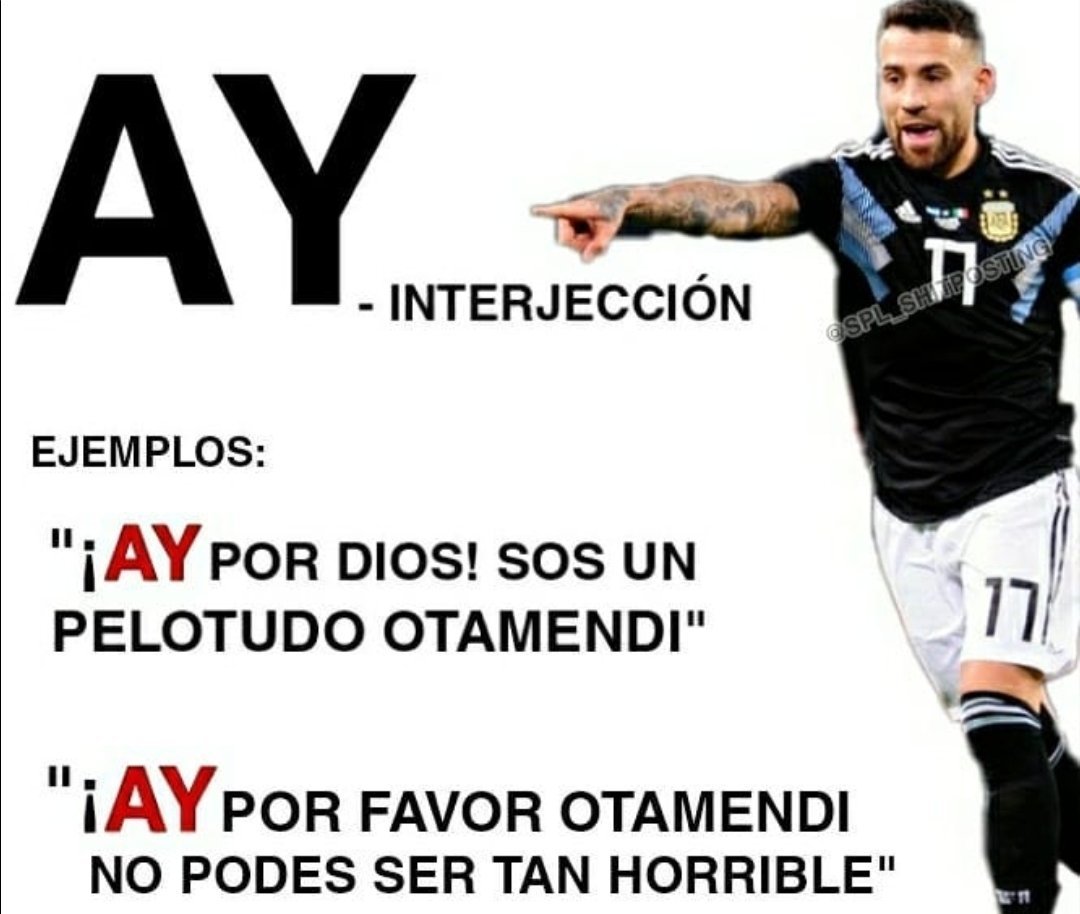 Hoy aprendemos las diferencias entre Ay, Hay y Ahí con el perro Otamendi, image size:1080x914